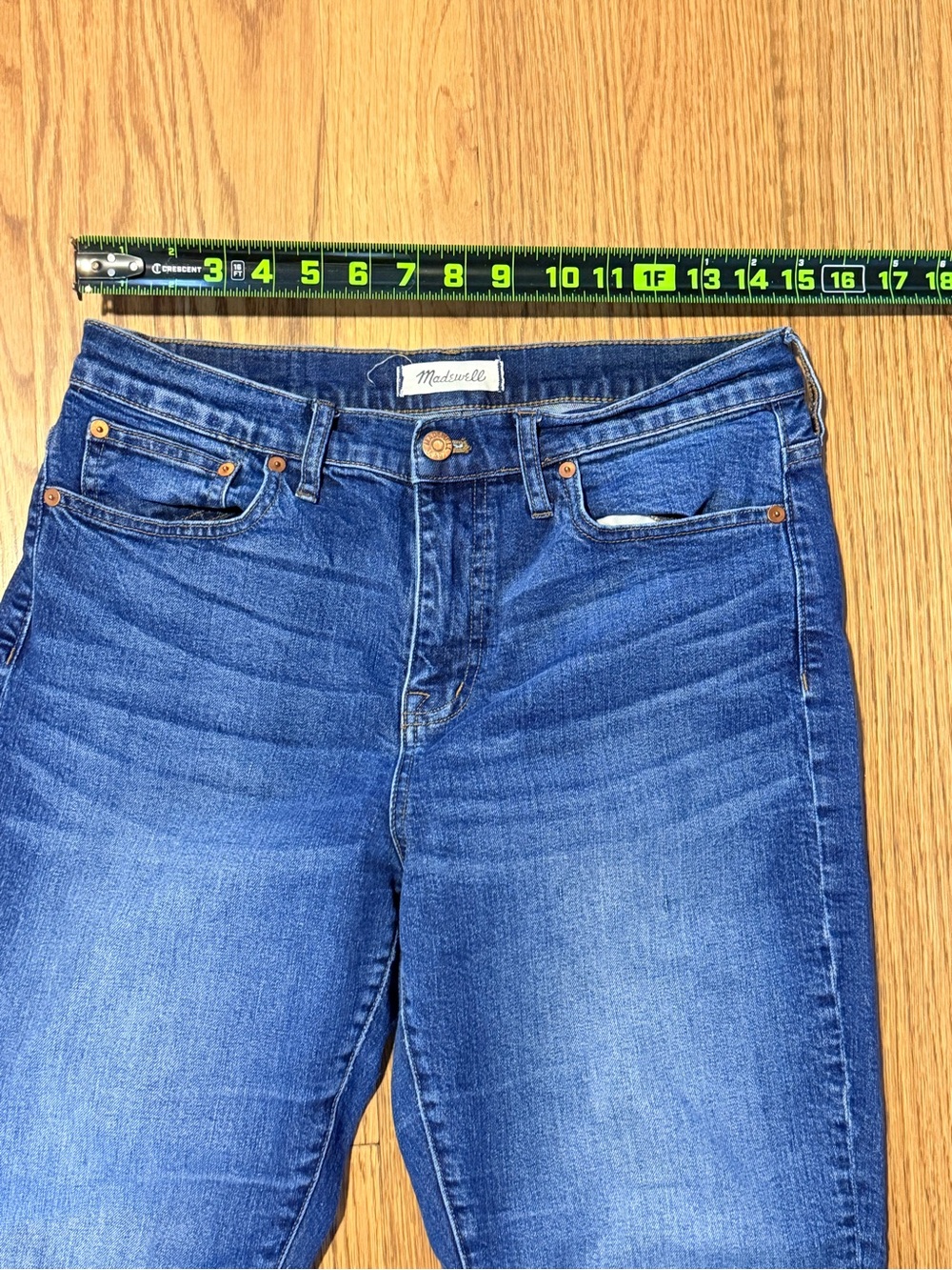 Madewell Cruiser Straight Jeans 30 Lana Wash High Rise F6086 - Picture 5 of 13